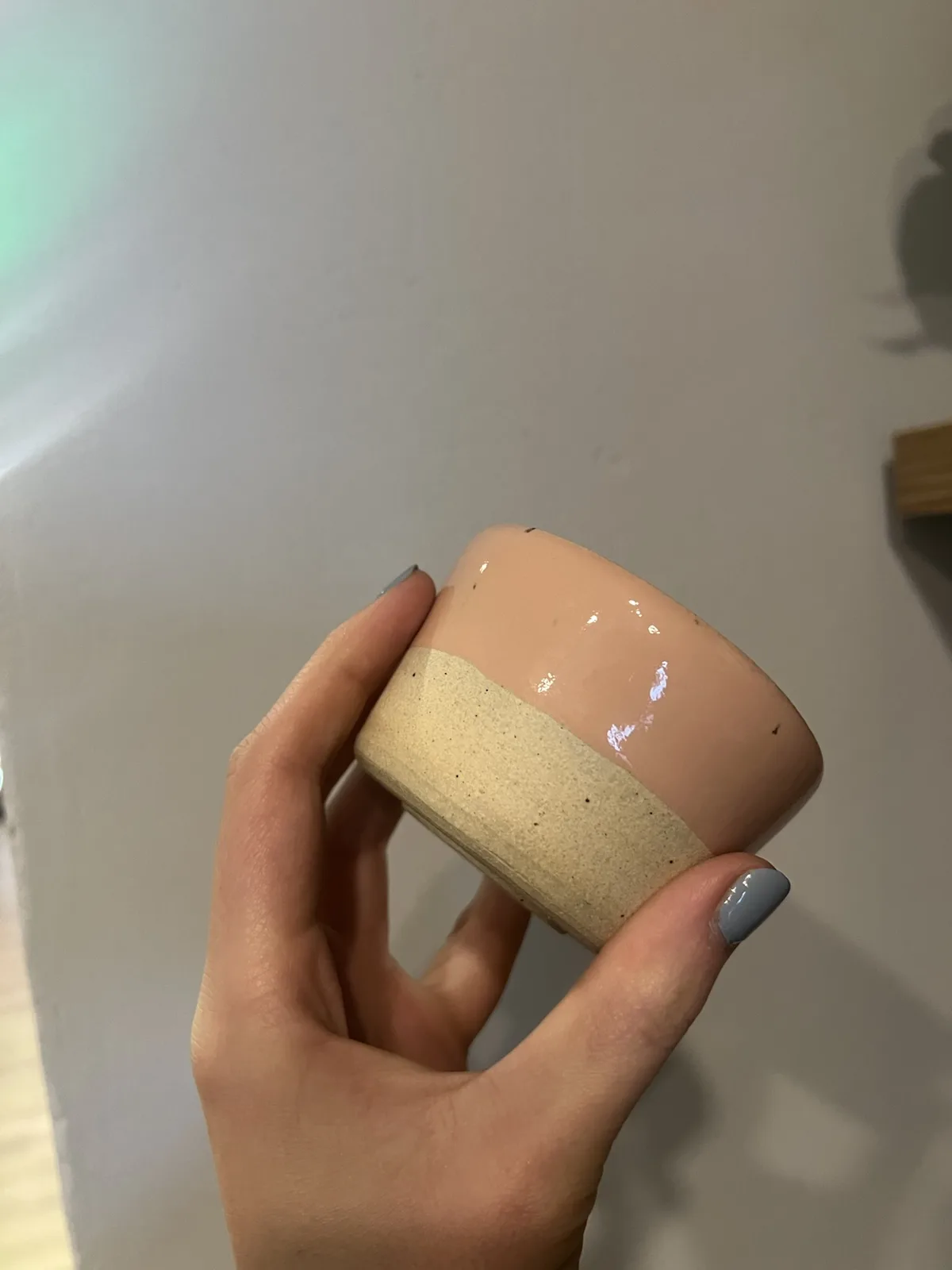 Hrnek na cappuccino – broskvový